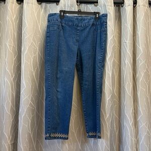 Ruby Road Woman High-Rise stretch waist Jeans 16W with 24.5” inseam